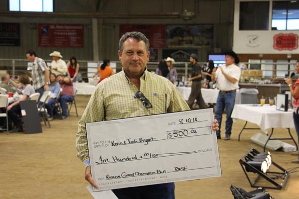 Reserve Grand Champion Bull winner and Hired Hand Customer Kevin and Jodi Bryant, Bryant Cattle Company Reserve Grand Champion Bull winner and Hired Hand Customer Kevin and Jodi Bryant, Bryant Cattle Company