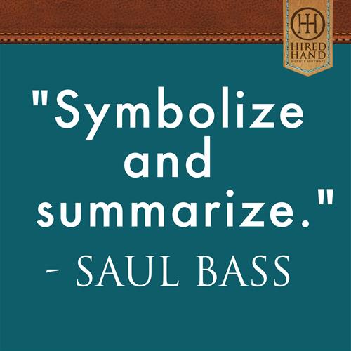 Saul Bass Quote Saul Bass Quote