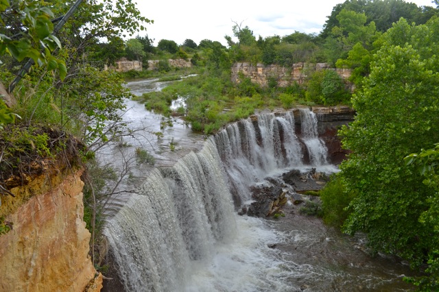 Flint Hills waterfall Website