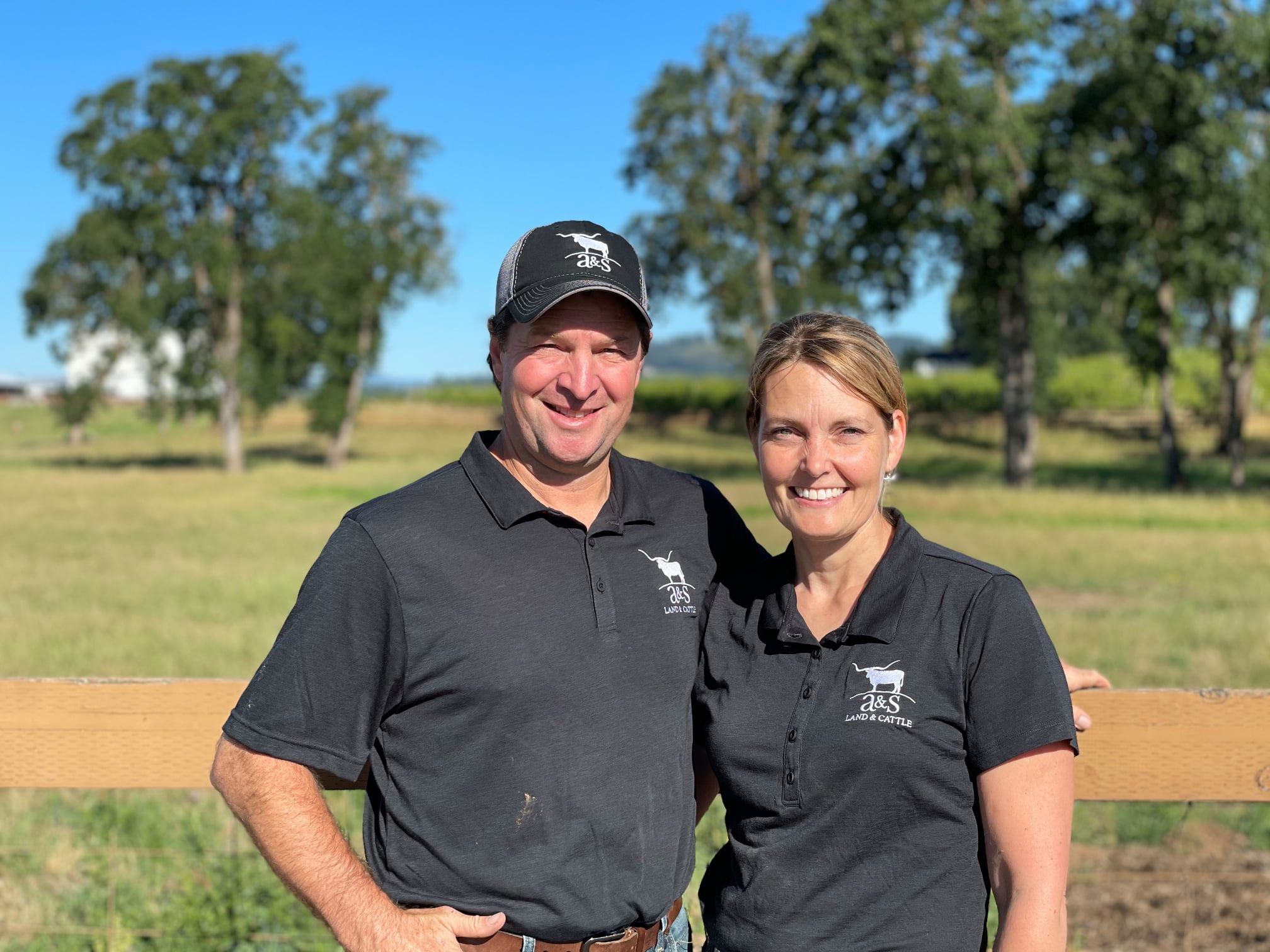 Sale Host and Hired Hand customers Scott and Amelia Picker, A&S Land and Cattle