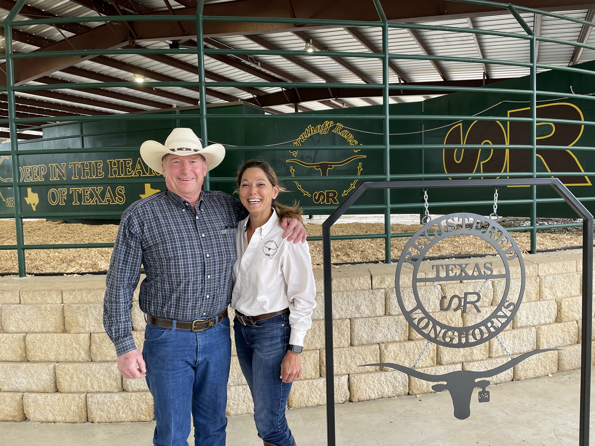 Sale hosts and Hired Hand customers Lynn & Josie Struthoff, Struthoff Ranch