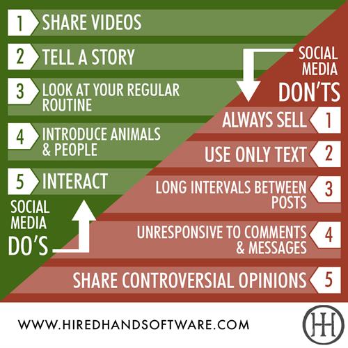 Do's and Don'ts of Ranch Social Media Do's and Don'ts of Ranch Social Media