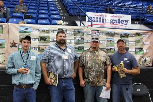 Dylan Pfizenmaier, Chad Godsey, Brett Barlett, and Jason Bowman