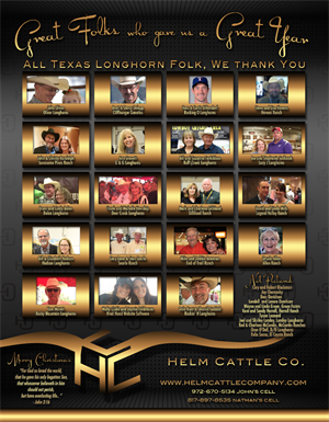 Helm Cattle Co. Thank You ad