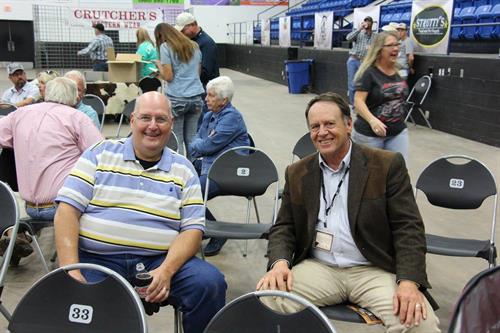 Jim O'Connor with Gordon Howie