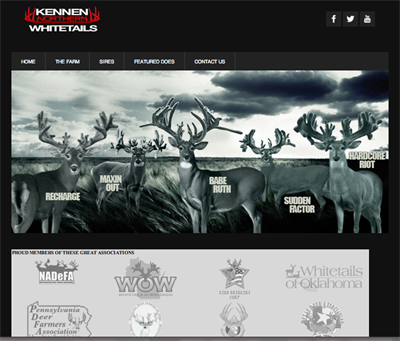 Kennen Whitetails home page