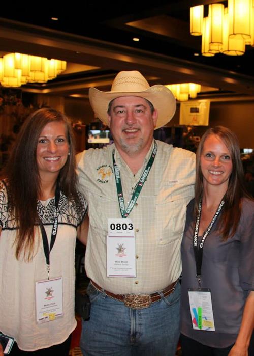 Mike Wood of Madera Bonita Ranch with Hired Hand