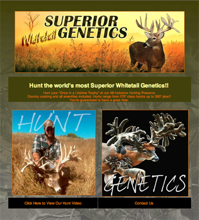 Pogany Whitetails home page