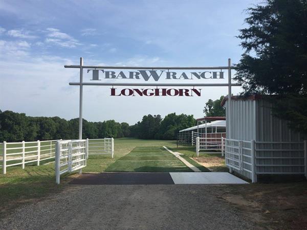 T Bar W Ranch Sign