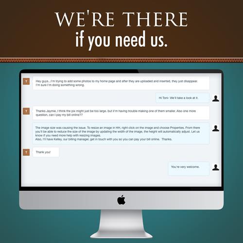 Website help chat Website help chat